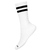 Multisport Athletic Stripe Crew Socks White S (34-37) 