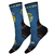 Hike Targeted Cushion Rayco Print Crew Laguna Blue M (38-41) 