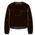 W Textured Fleece Crewneck Black XS 