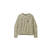 W Textured Fleece Crewneck Weathered Stone XS 