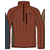 M Better Sweater 1/4 Zip Coal Orange XS 