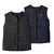 W LW Reversible Down Sweater Vest Black L 