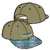 Corduroy Cap 95 Oval Logo: Gmtr Green OS (One Size) 