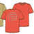 M Multi-Pitch T-Shirt Orange Peel XS 