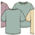 W Daily Easy Cut T-Shirt Thin Ice XS 