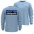 M's L/S P-6 Logo T-Shirt Blue Atmosphere XS 