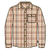 M L/S LW Fjord Flannel Shirt Handmade: Natural S 
