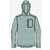 M Cap Cool Sun Hoody Thermal Blue - Thin Ice X-Dye XS 