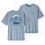 M's Cap Cool Daily Shirt - Great Waves Steam Blue - Dark Steam Blue X S 