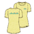 W Cap Cool Daily Shirt - Trailcheck Lemon Zest XS 
