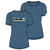 W Cap Cool Daily Shirt - Boardshort Logo Aquatic Blue - Light Aquatic Blue X XS 