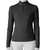 W Cap LW Zip Neck Black L 