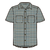 M Back Step Shirt Stroll: Blue Sage S 