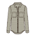 W LW A/C Buttondown Windowpane Dobby: Weathered Stone XS 