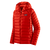 W Down Sweater Hoody Sizzle Red XS 