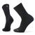 Everyday Solid Rib Crew Socks Black S (34-37) 