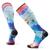 Ski Zero Cushion Ski Day Print OTC Socks Laguna Blue S (34-37) 