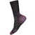 W Hike Targeted Cushion Crew Socks Charcoal S (34-37) 