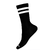 Multisport Athletic Stripe Crew Socks Black S (34-37) 