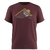 M Summit Glow Short Sleeve Graphic Tee Mahogany S 