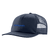 Relaxed Trucker Hat Text Logo: New Navy OS (One Size) 