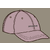 Fitz Roy Icon Trad Cap Text Logo: Quiet Violet OS (One Size) 