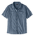 M's Back Step Shirt Micro Palms: Freshwater Blue S 