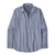 W's LW A/C Buttondown Windowpane Dobby: Ghost Blue XS 