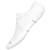 Run Targeted Cushion No Show Socks White L (42-45) 