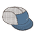 Duckbill Cap Shore Blue OS (One Size) 