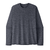 M's L/S Cap Cool Daily Shirt Smolder Blue - Light Smolder Blue X XS 