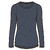 W L/S Cap Cool Daily Shirt Smolder Blue - Light Smolder Blue X XS 