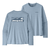 M L/S Cap Cool Daily Shirt - Board Logo Steam Blue - Dark Steam Blue X XS 