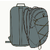 Terravia Pack 14L Blue Sage S 