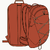 Terravia Pack 22L Coal Orange S 