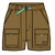W Outdoor Everyday Shorts Bobcat Brown XS 