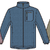 K R1 Air Full-Zip Jkt Shore Blue XS (5-6 år) 