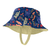 Baby Sun Bucket Hat Fisher Cat: Seafloor Blue 3M (0-3M) 