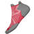 W Run Targeted Cushion Low Ankle Socks Bright Carmine S (34-37) 