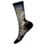 W Hike Targ Cush Hare Hollow Print Crew Medium Gray S (34-37) 