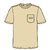 M MW '95 Oval Logo Pocket Tee Undyed Natural XS 