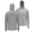 M's Cap Cool Sun Hoody - Casting Logo Crisp Grey - Salt Grey X XS 