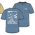 M Cap Cool Daily Shirt - Cloud Crag Shore Blue - Light Shore Blue X-Dye XS 