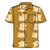 M Tidal Threads Camp Shirt Future Flowers: Honey Gold S 