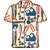 M Tidal Threads Camp Shirt Sardines: Natural S 