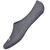 Everyday No Show Socks Medium Gray S (34-37) 