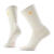 W Everyday Groovy Bloom Crew Socks Natural L (42-45) 