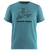 M Chase Woah Short Sleeve Graphic Tee Mineral Blue Heather S 
