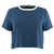 W Active Crop Tee Inkstone Heather XS 
