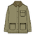 W Point Reyes Canvas Coat Gumtree Green XS 